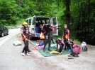 On s'équipe pour le canyoning